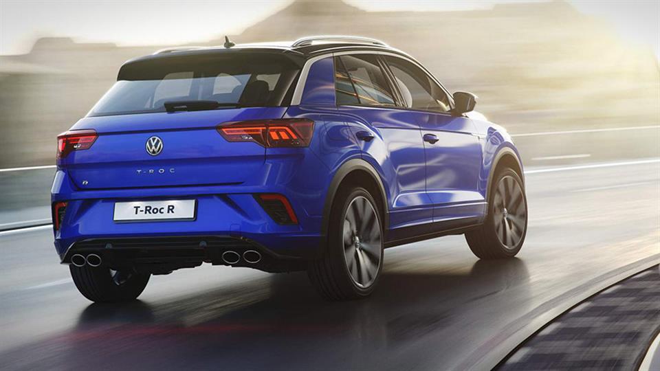 نمای عقب فولکس واگن تی راک R